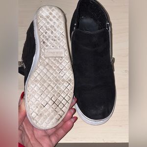 Girls black Steven madden wedge shoes